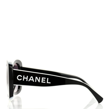 Chanel Acetate Sunglasses 71414A Black 3 of 8