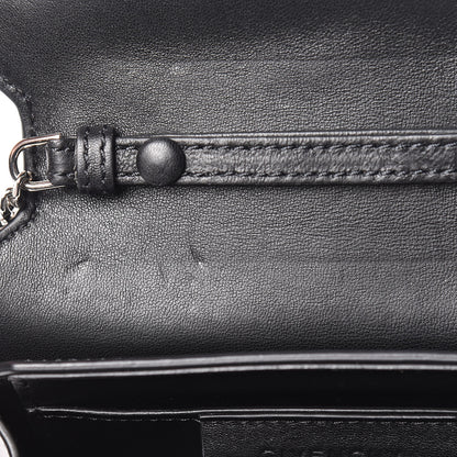 Givenchy Calfskin Cross Embellished Bow Cut Chain Bag Black 12 of 13