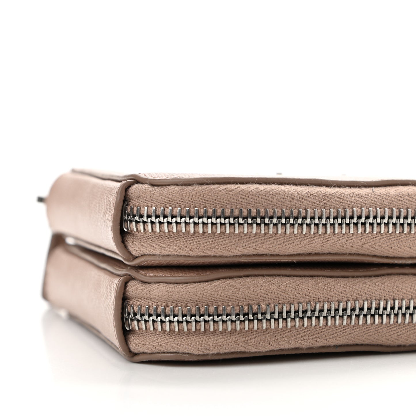 Saffiano Mini Triangle Crossbody Pouch Cipria