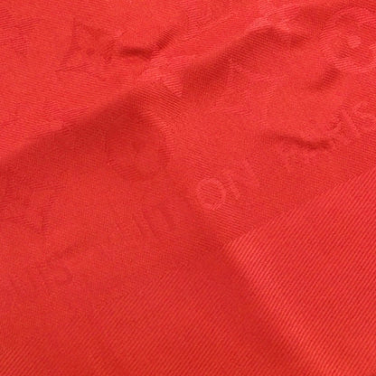 Louis Vuitton Wool Silk Monogram Shawl Rouge 4 of 7