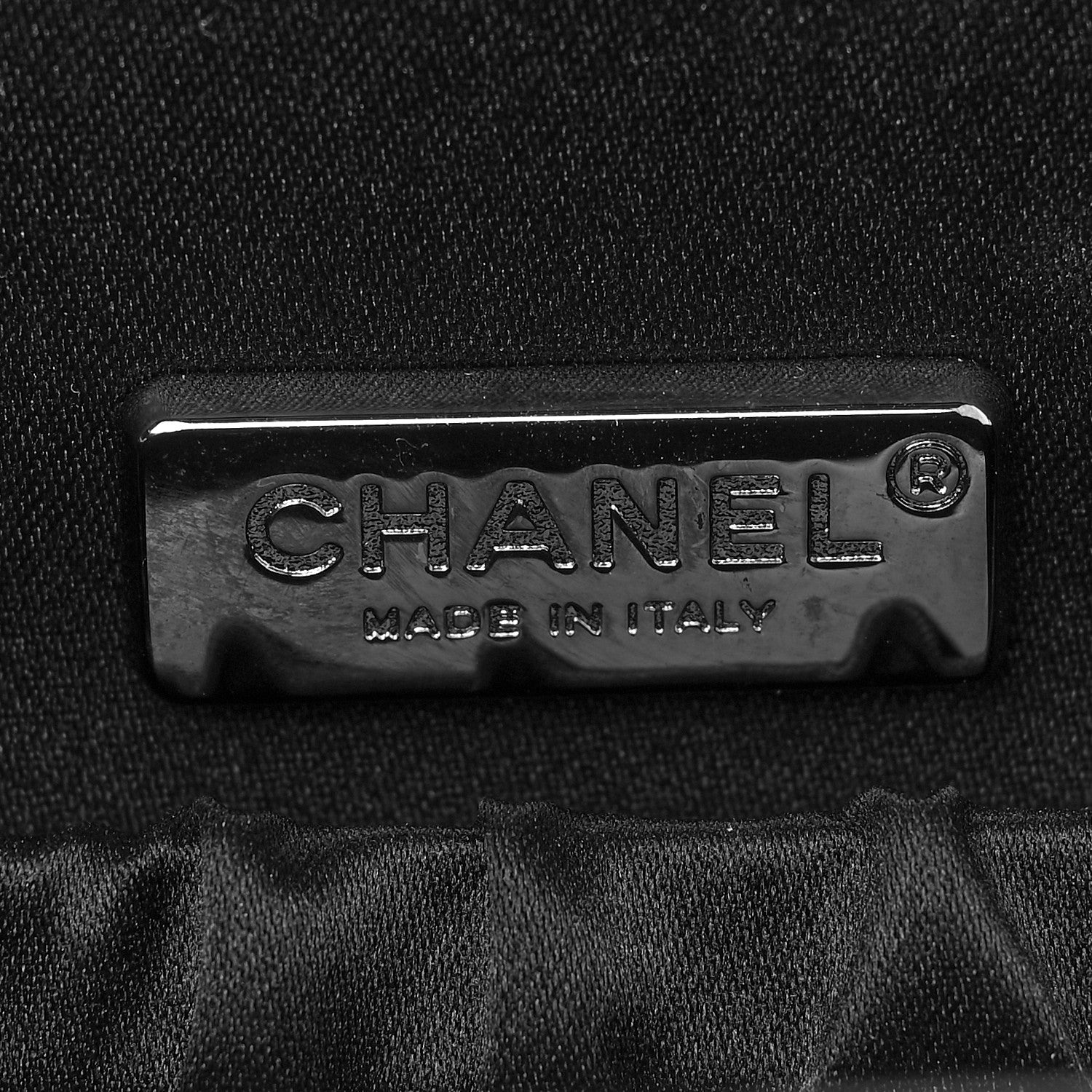 Chanel Patent Frame Chocolate Bar Clutch Black 5 of 9
