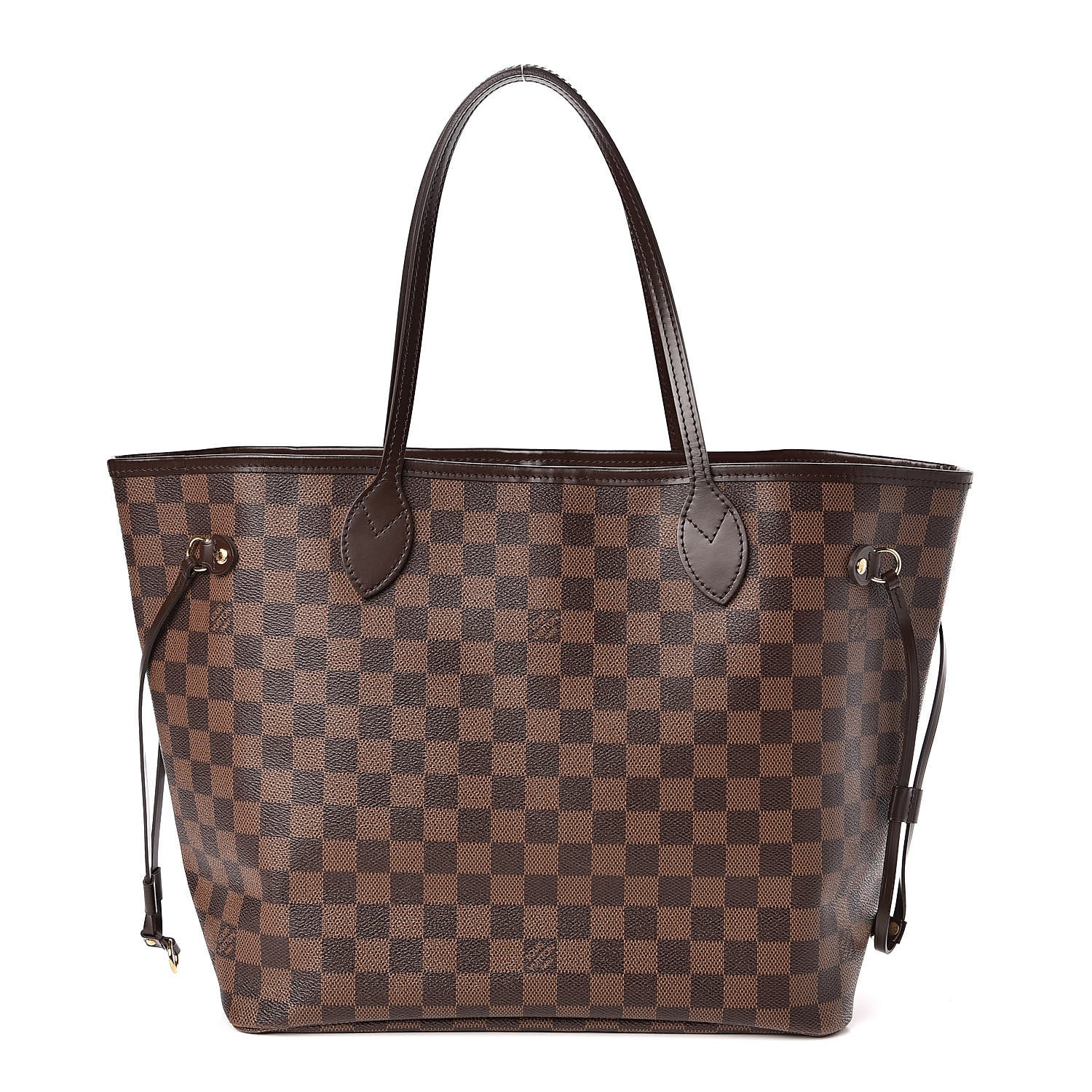 Louis Vuitton Damier Ebene Neo Neverfull MM Rose Ballerine 1 of 11