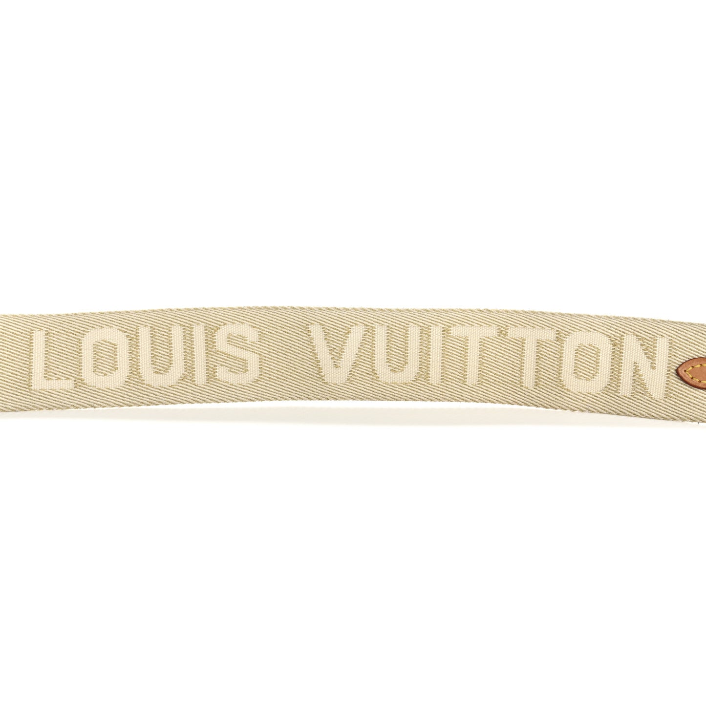 Jacquard High Rise Shoulder Strap Beige