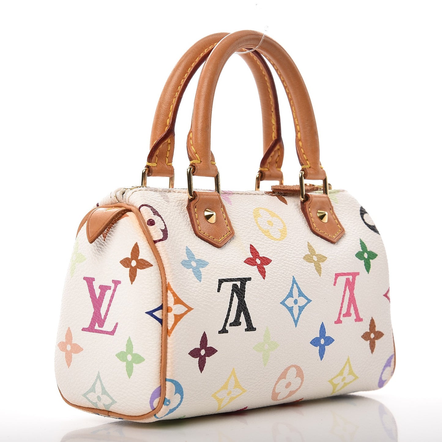 Monogram Multicolor Mini Sac HL Speedy White
