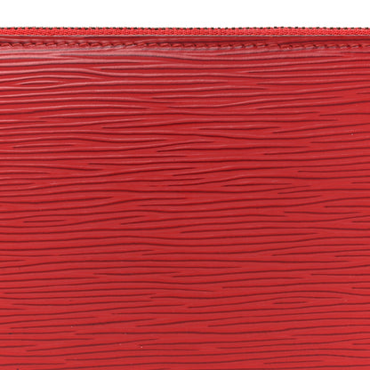Louis Vuitton Epi Pochette Accessories 24 Red 7 of 12