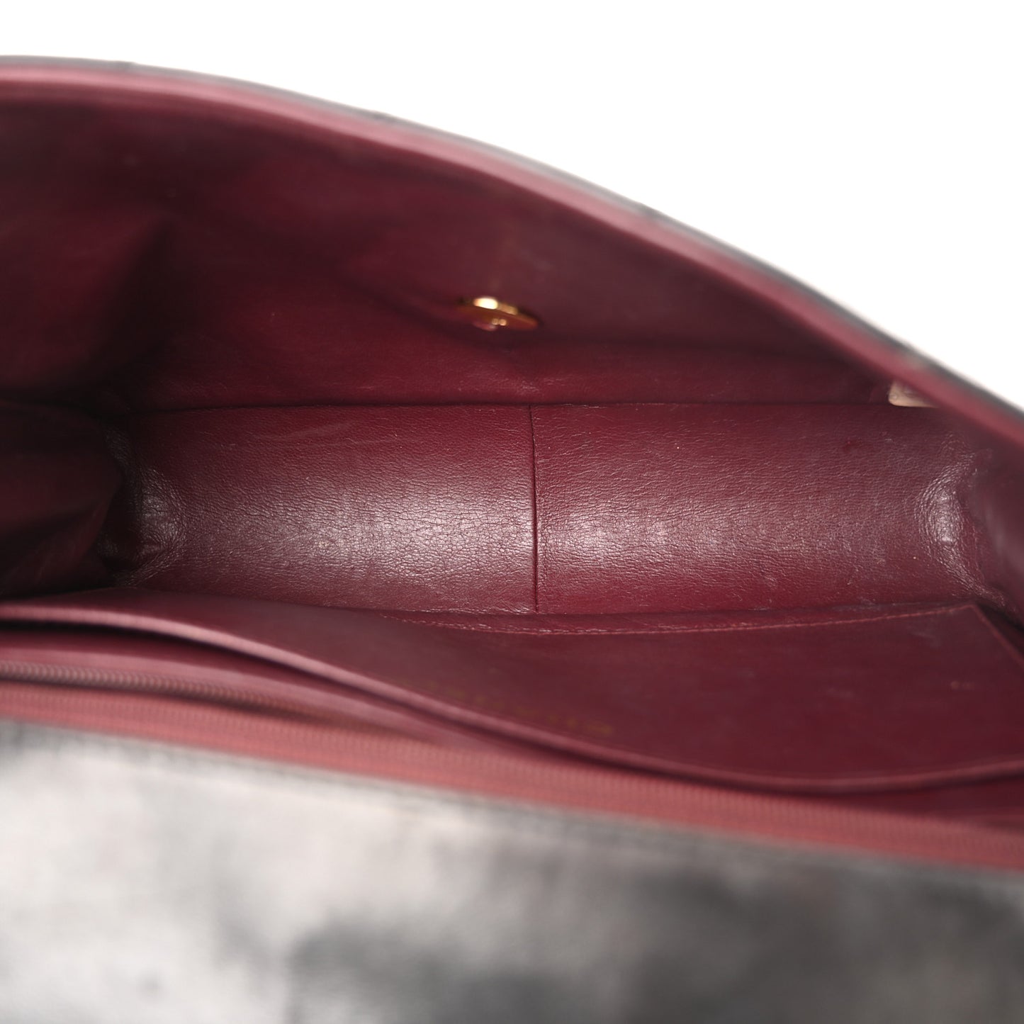 Lambskin Quilted Medium Single Flap Black