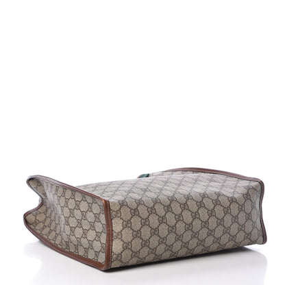 Gucci GG Plus Monogram Small Signature Web Loop Vertical Tote Light Brown 4 of 13