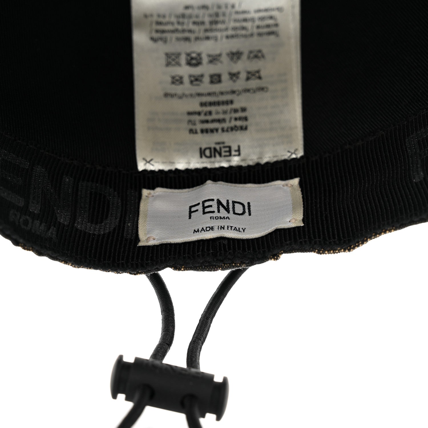 Fendi Canvas FF Crystal Baseball Hat 9 of 9