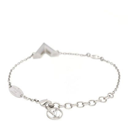 Louis Vuitton Essential V Supple Bracelet Silver 2 of 4