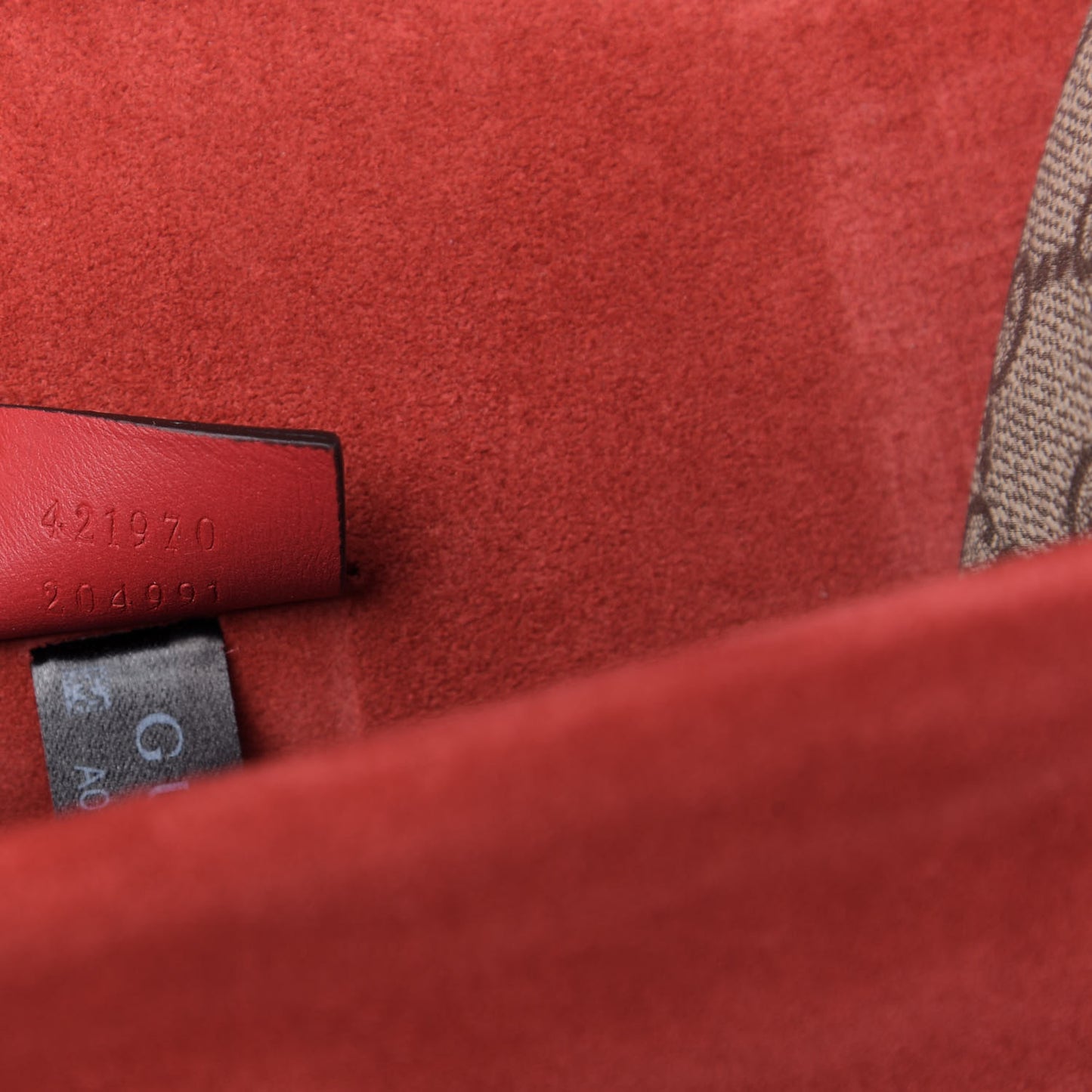 GG Supreme Monogram Mini Dionysus Shoulder Bag Hibiscus Red