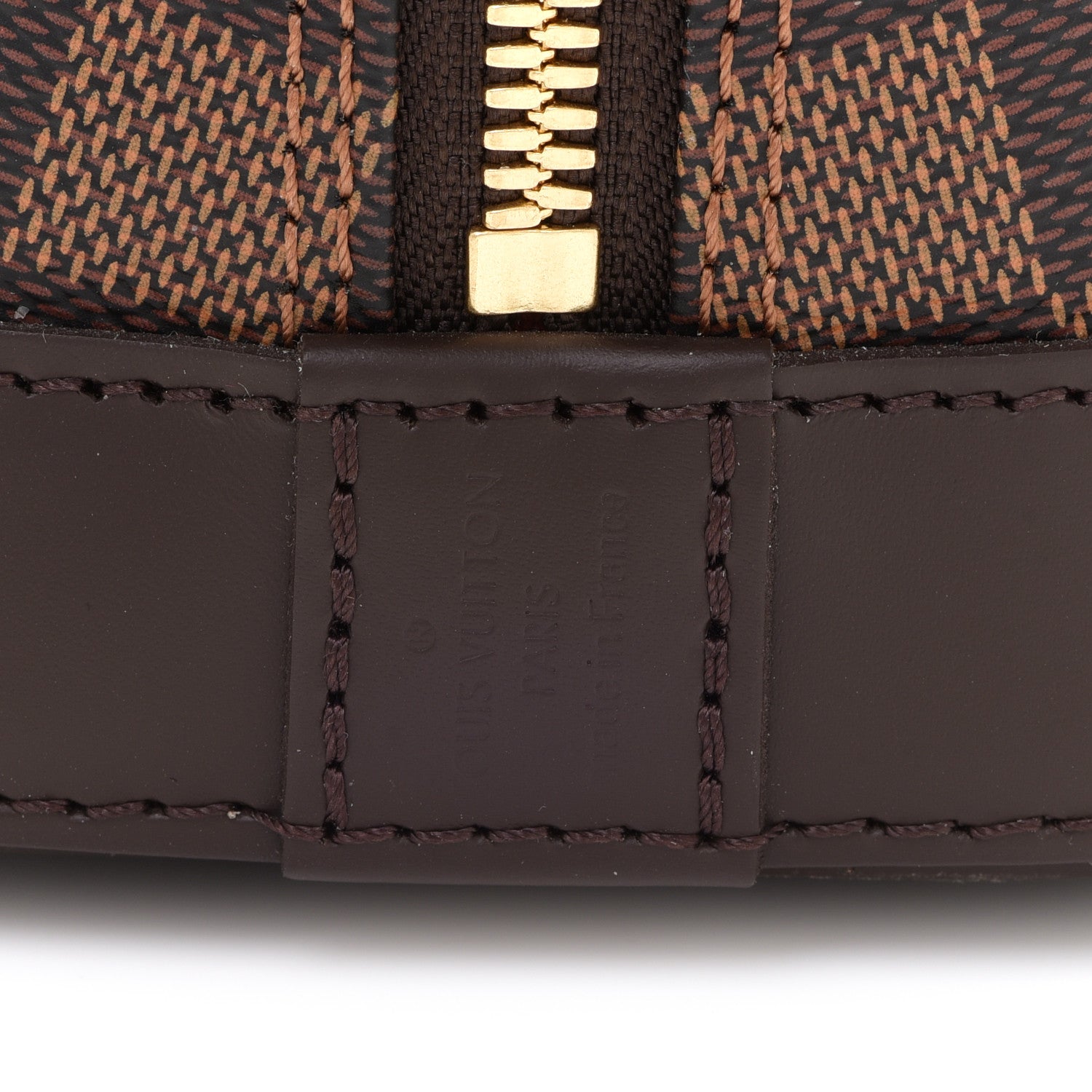 Louis Vuitton Damier Ebene Alma BB 6 of 9