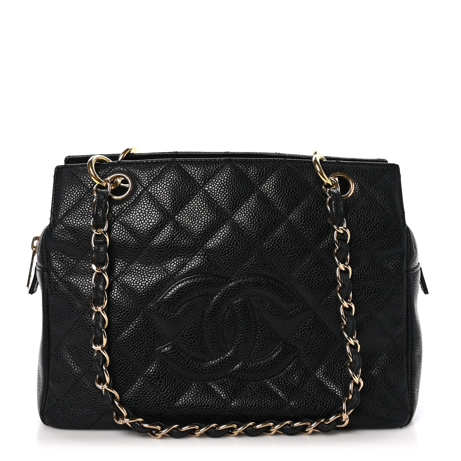 Chanel Caviar Quilted Petit Timeless Tote PTT Black 1 of 13