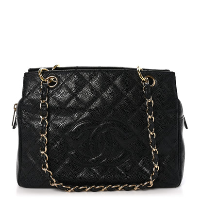 Chanel Caviar Quilted Petit Timeless Tote PTT Black 1 of 13