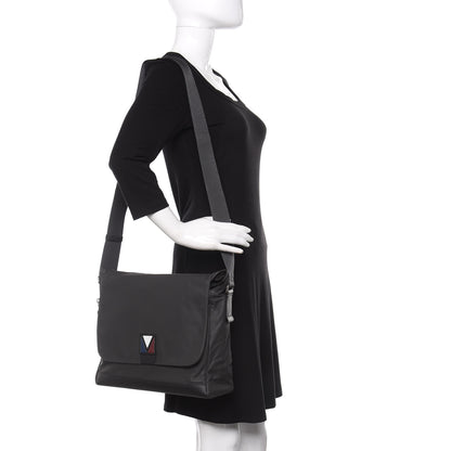Louis Vuitton Calfskin V Line Crossbody Navy 2 of 8