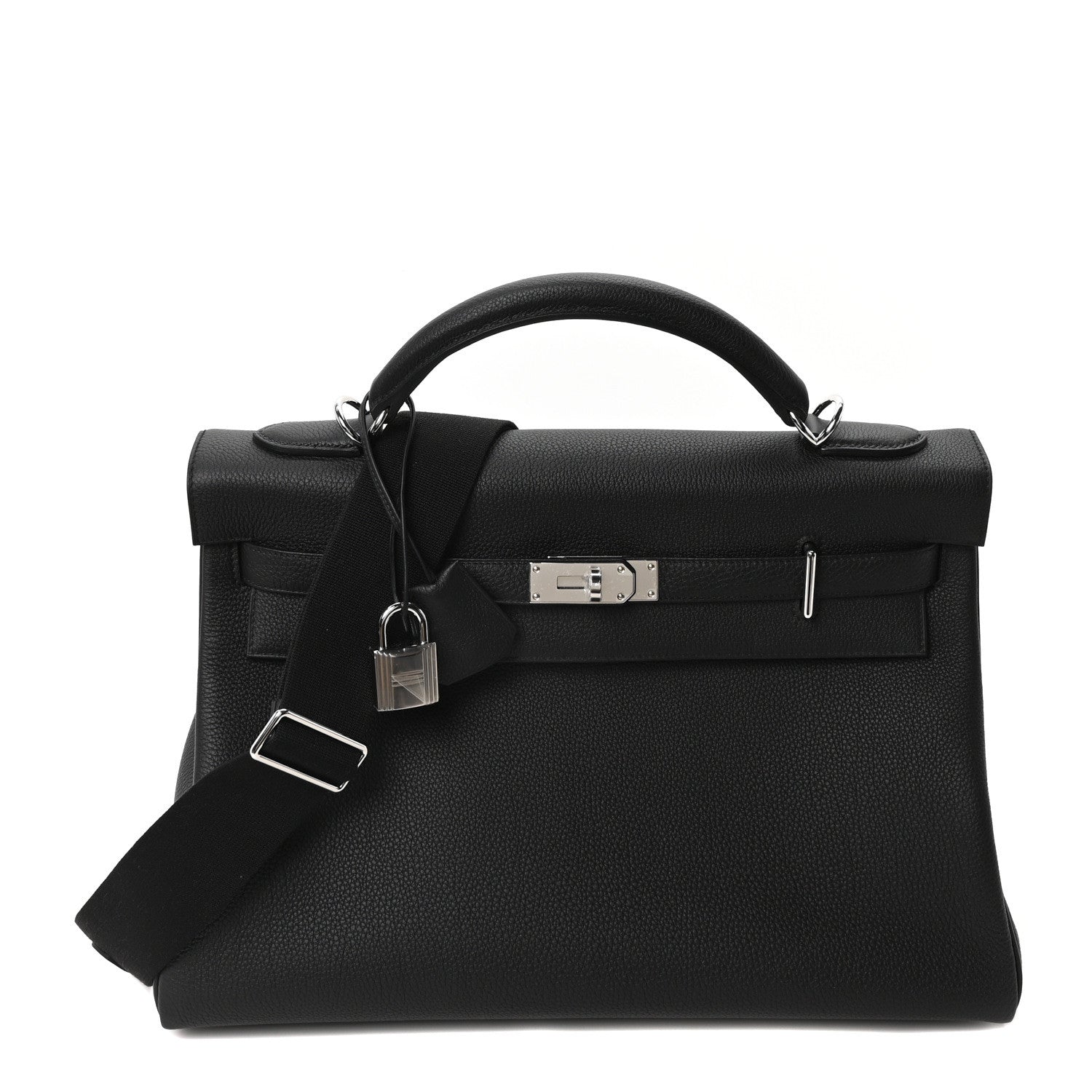 Hermes Togo Maxi Kelly Retourne 42 Black 1 of 11