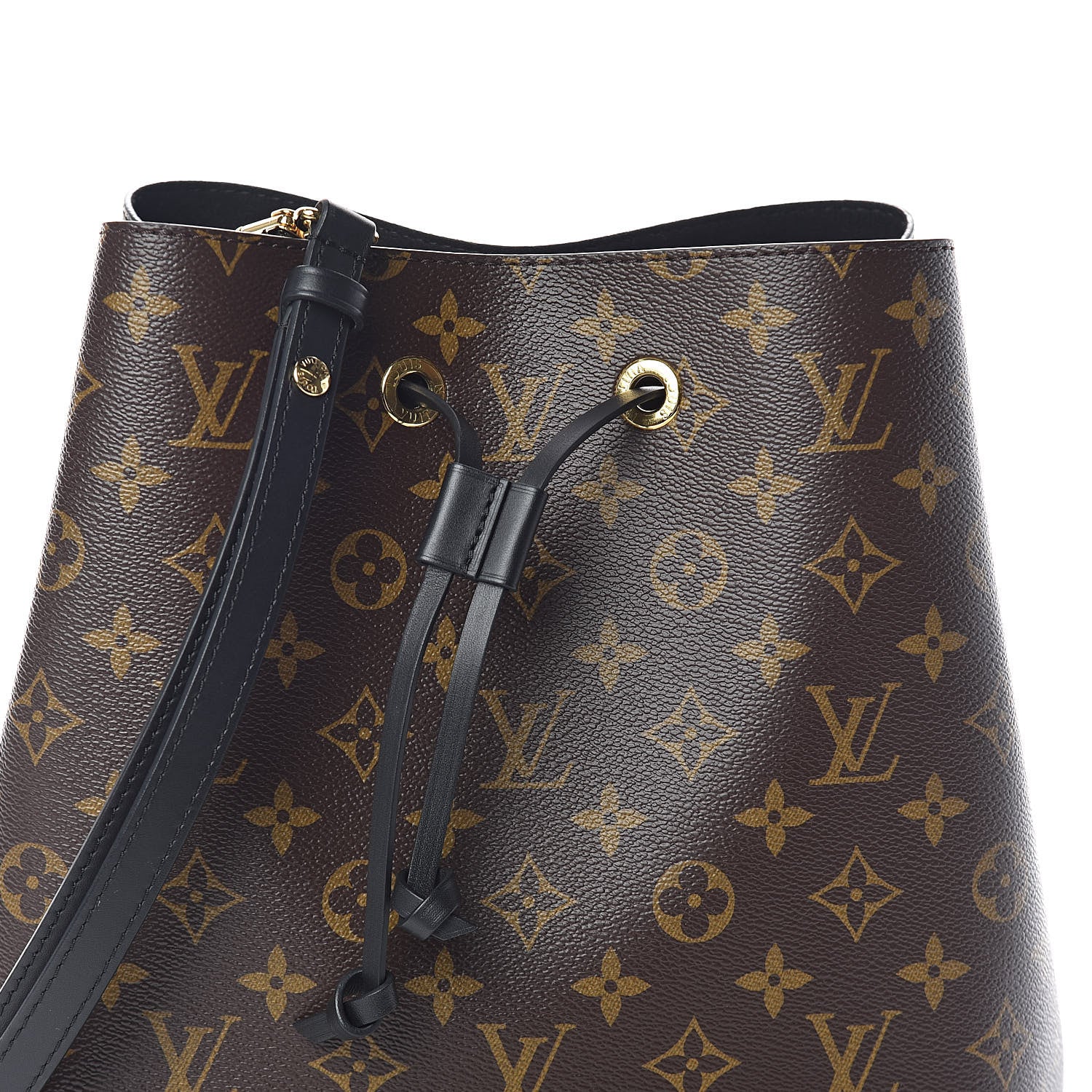 Louis Vuitton Monogram Neonoe MM Black 6 of 9