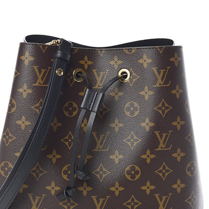 Louis Vuitton Monogram Neonoe MM Black 6 of 9
