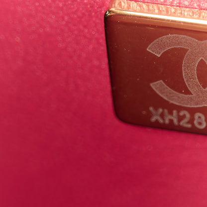 Chanel Lambskin Quilted Medium Double Flap Burgundy 8 of 11