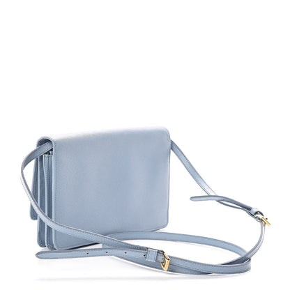 Prada Saffiano Metal Flap Wallet With Strap Astrale 3 of 9