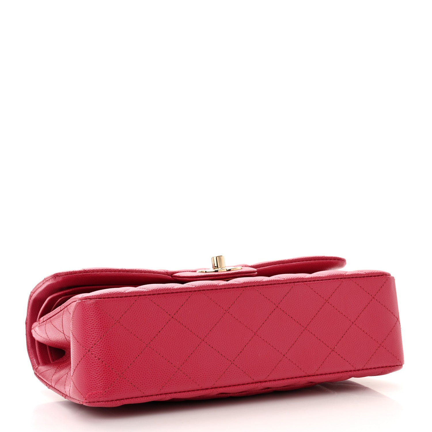 Chanel Caviar Quilted Small Double Flap Fuchsia 4 of 12