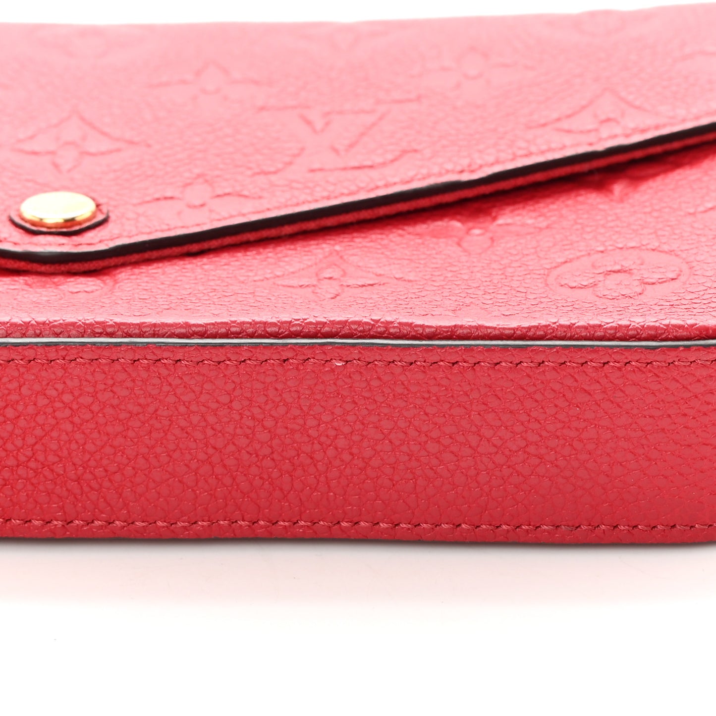 Empreinte Pochette Felicie Chain Wallet Scarlet