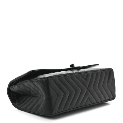 Chanel Sheepskin Chevron Quilted 2.55 Reissue 226 Flap So Black 4 of 11