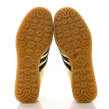 Gucci X ADIDAS Ginza Calfskin Demetra Gazelle Wedge Sneakers 37.5 King Gold Black 5 of 8