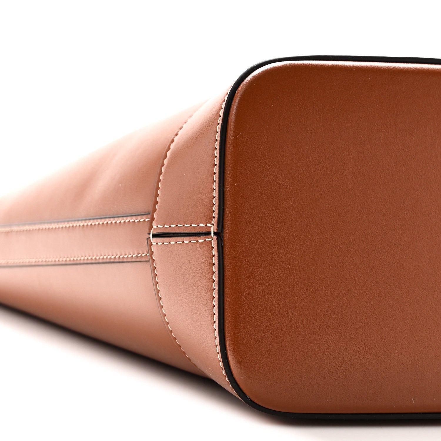 Celine Smooth Calfskin Small Cuir Triomphe Bucket Bag Tan 8 of 9