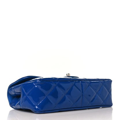 Chanel Patent Quilted Small Coco Shine Flap Blue 4 of 9