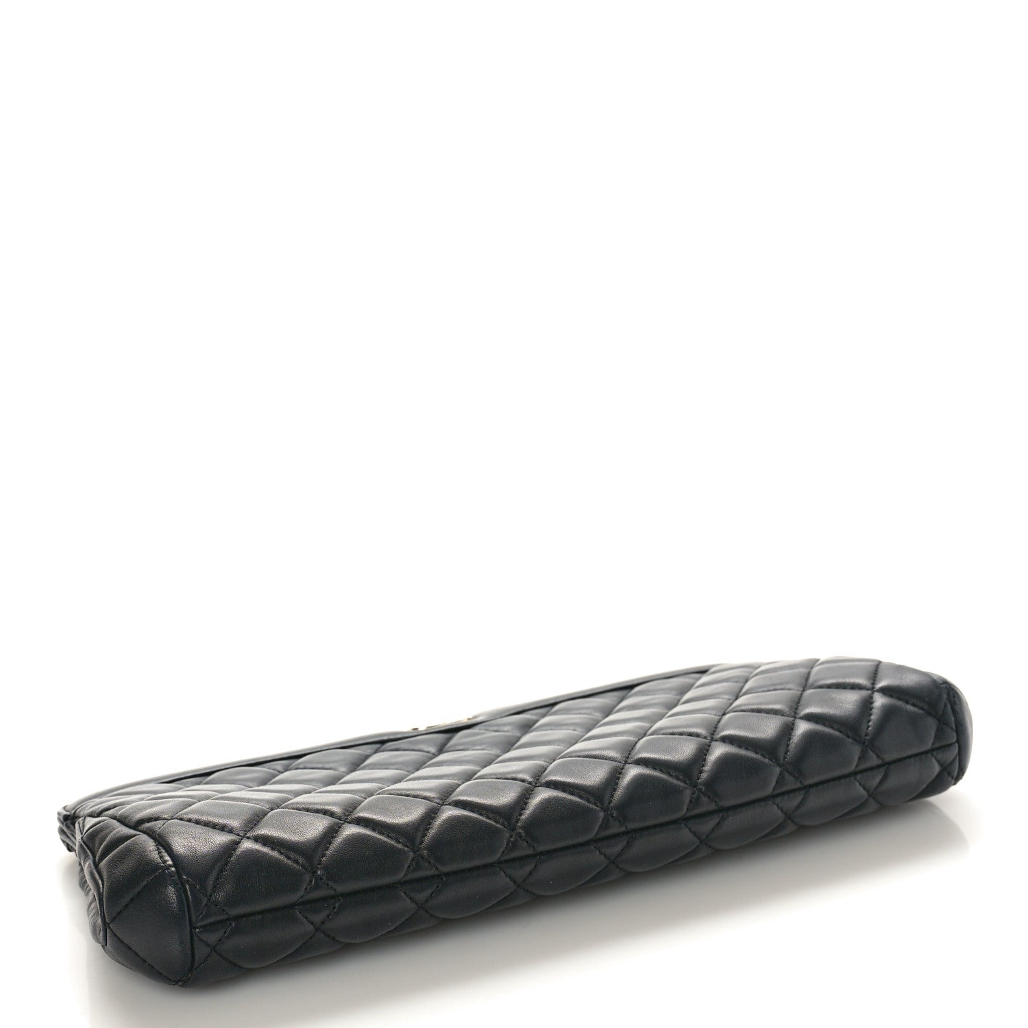Chanel Lambskin Quilted Clutch Black 4 of 7