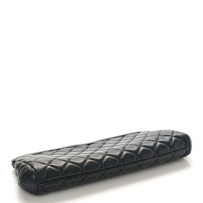 Chanel Lambskin Quilted Clutch Black 4 of 7