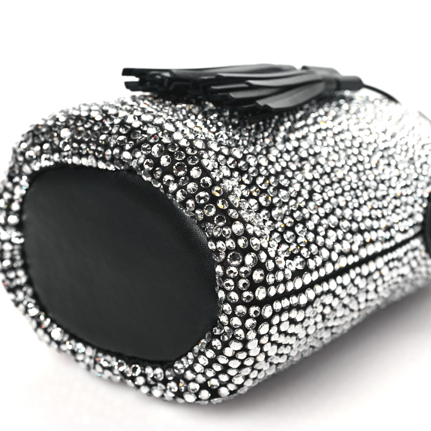 Raso Crystal Starlight Bucket Bag Black