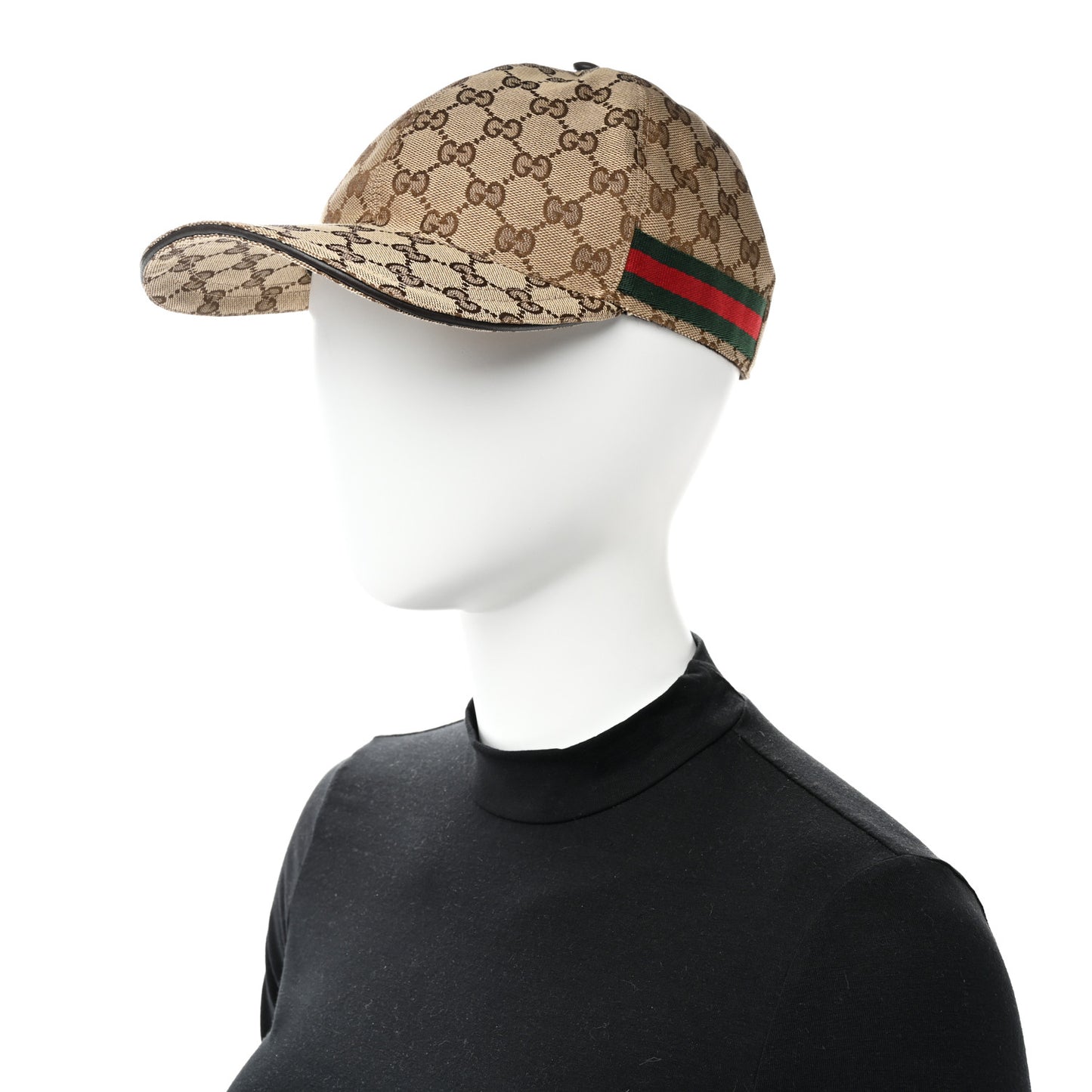 Monogram Web Baseball Hat L Beige Cocoa