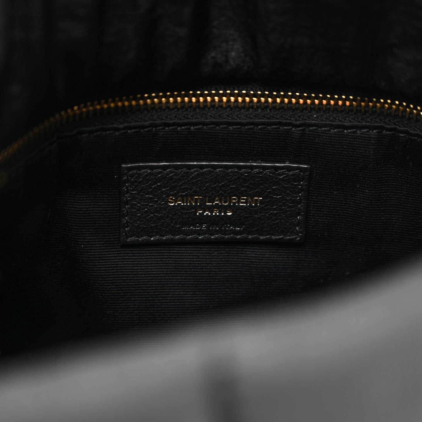 Nylon Quilted Small Loulou Puffer Monogram Chain Satchel Black