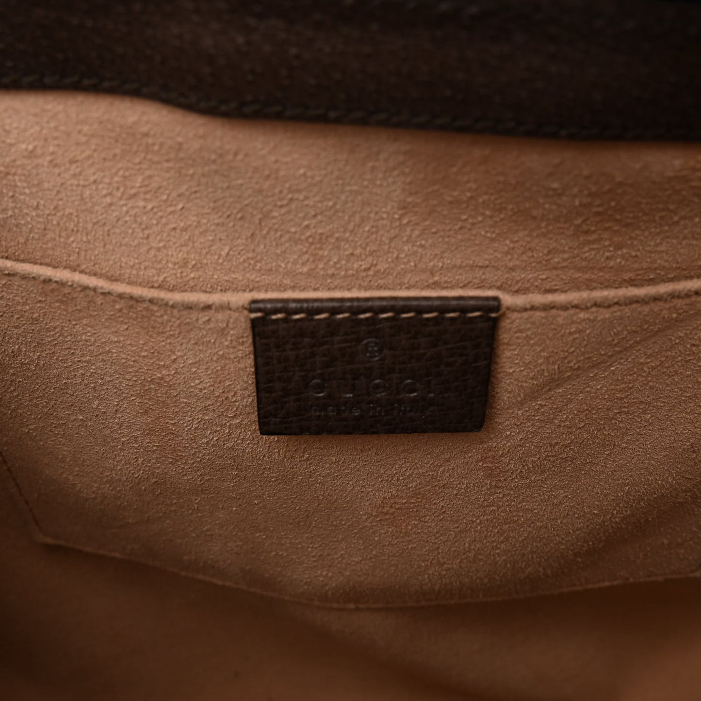 GG Supreme Monogram Small Ophidia Tote Bag Brown