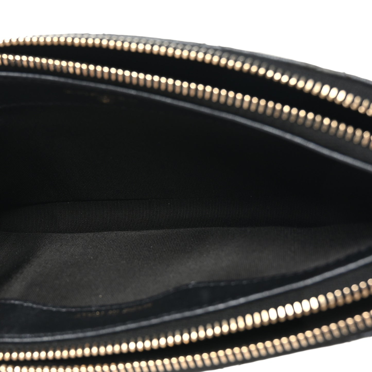 Iridescent Lambskin Quilted Pearl Clutch With Chain Black