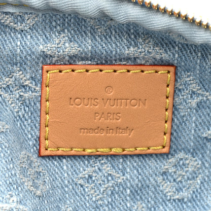 Louis Vuitton Monogram Denim Mini Bumbag Sky Blue 6 of 9