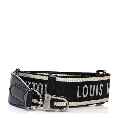 Louis Vuitton Nylon Jacquard Sporty Bandouliere Shoulder Strap Black 1 of 5