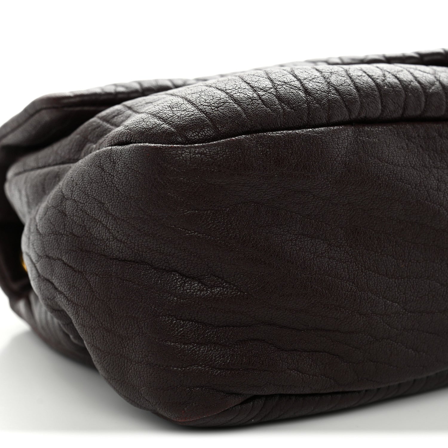 Saint Laurent Grained Lambskin Medium Calypso Dark Currant 9 of 10