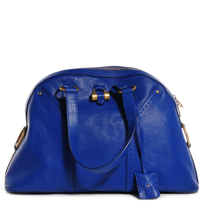 Saint Laurent Calfskin Large Muse Blue 1 of 10
