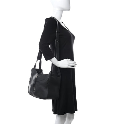 Loewe Calfskin Small Hammock Shoulder Bag Black 2 of 15