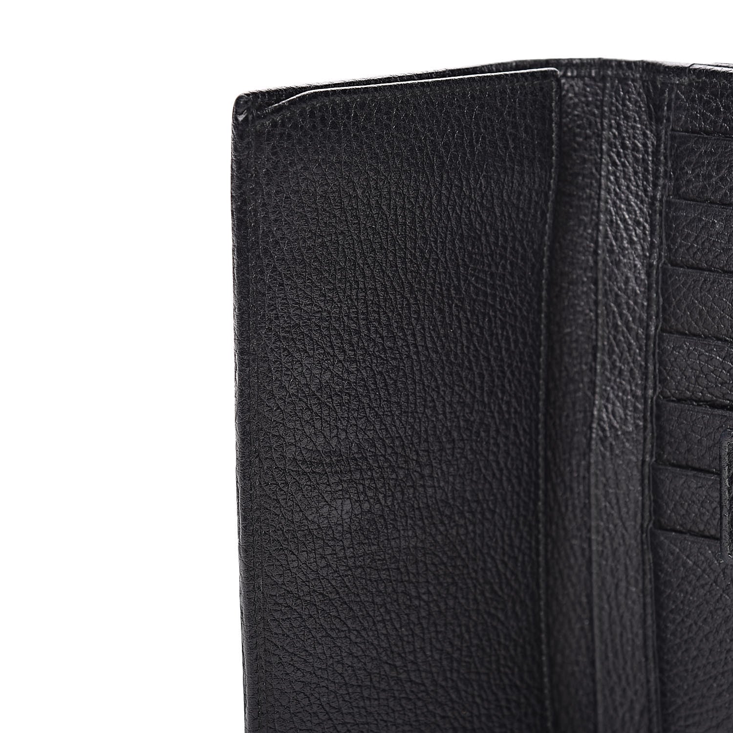 Gucci Calfskin Monogram Blondie Continental Wallet Black 6 of 8
