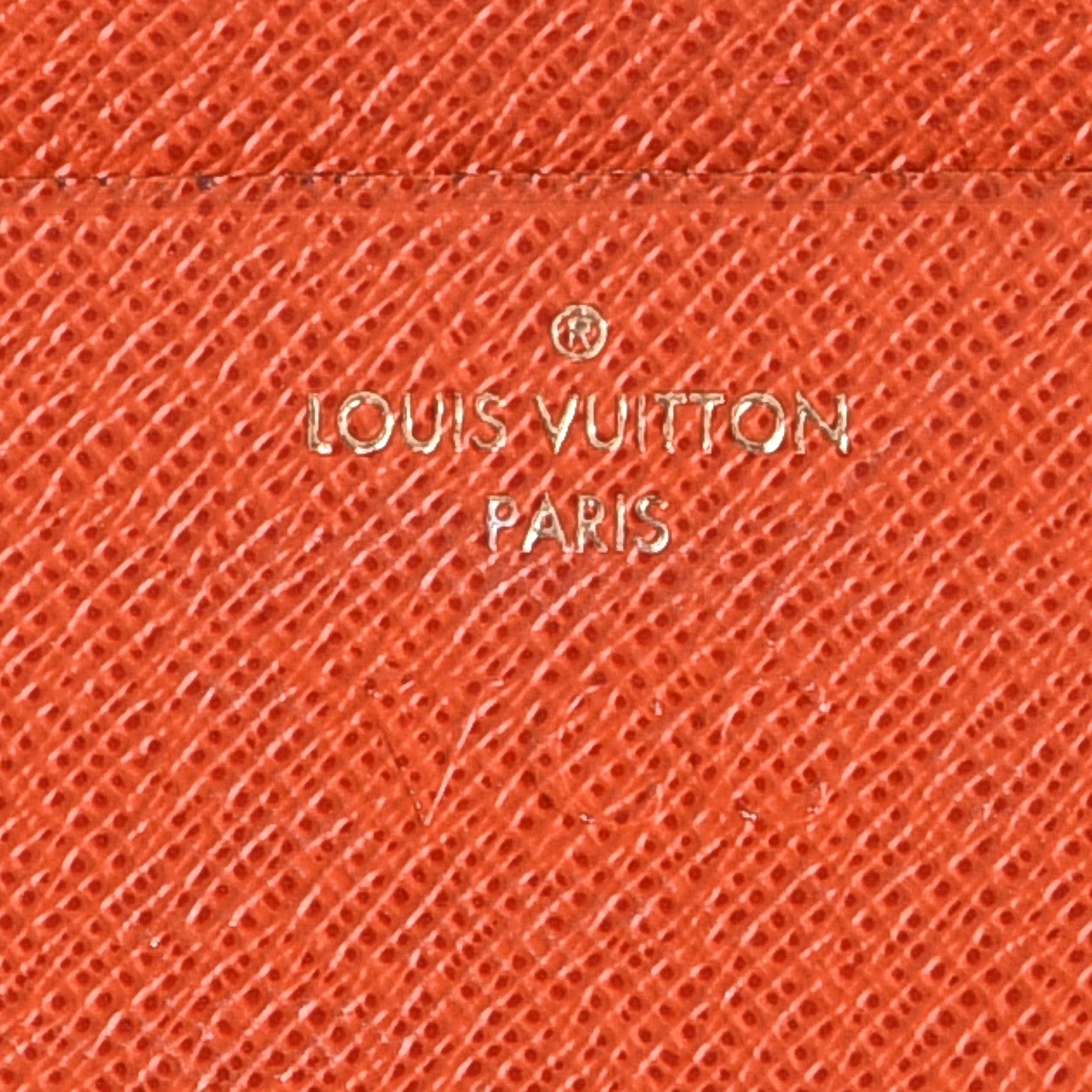 Louis Vuitton Calfskin Jeanne Wallet Insert Piment 6 of 6