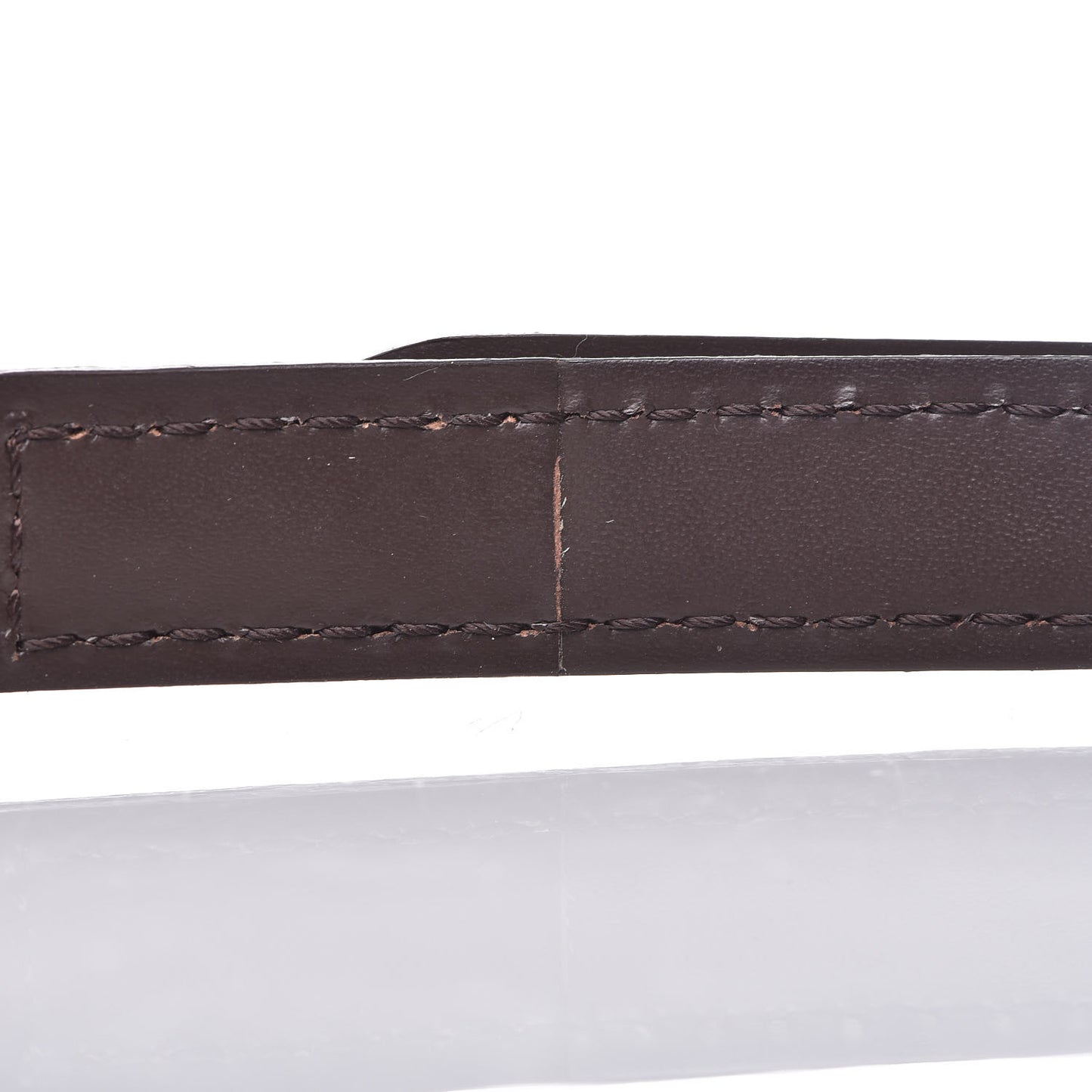 Calfskin 12mm Adjustable Shoulder Strap Brown
