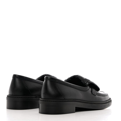Chanel Lambskin Quilted CC Turnlock Loafers 36 Black 4 of 13