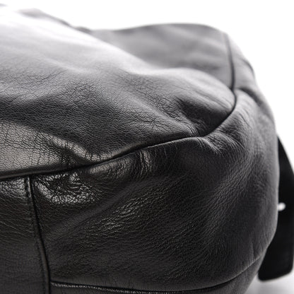 Saint Laurent Calfskin Saharienne Shoulder Bag Black 13 of 15