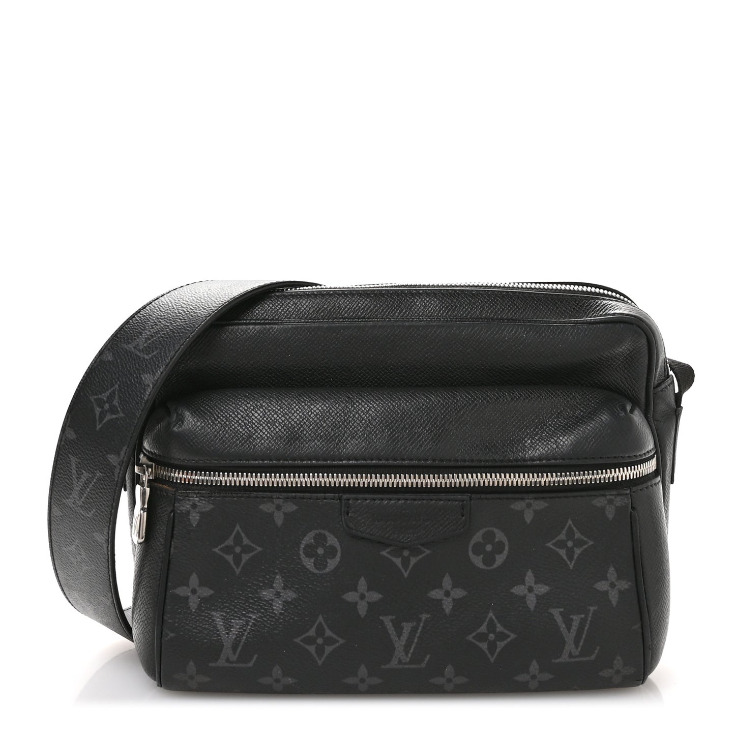 Taiga Monogram Eclipse Outdoor Messenger  Black