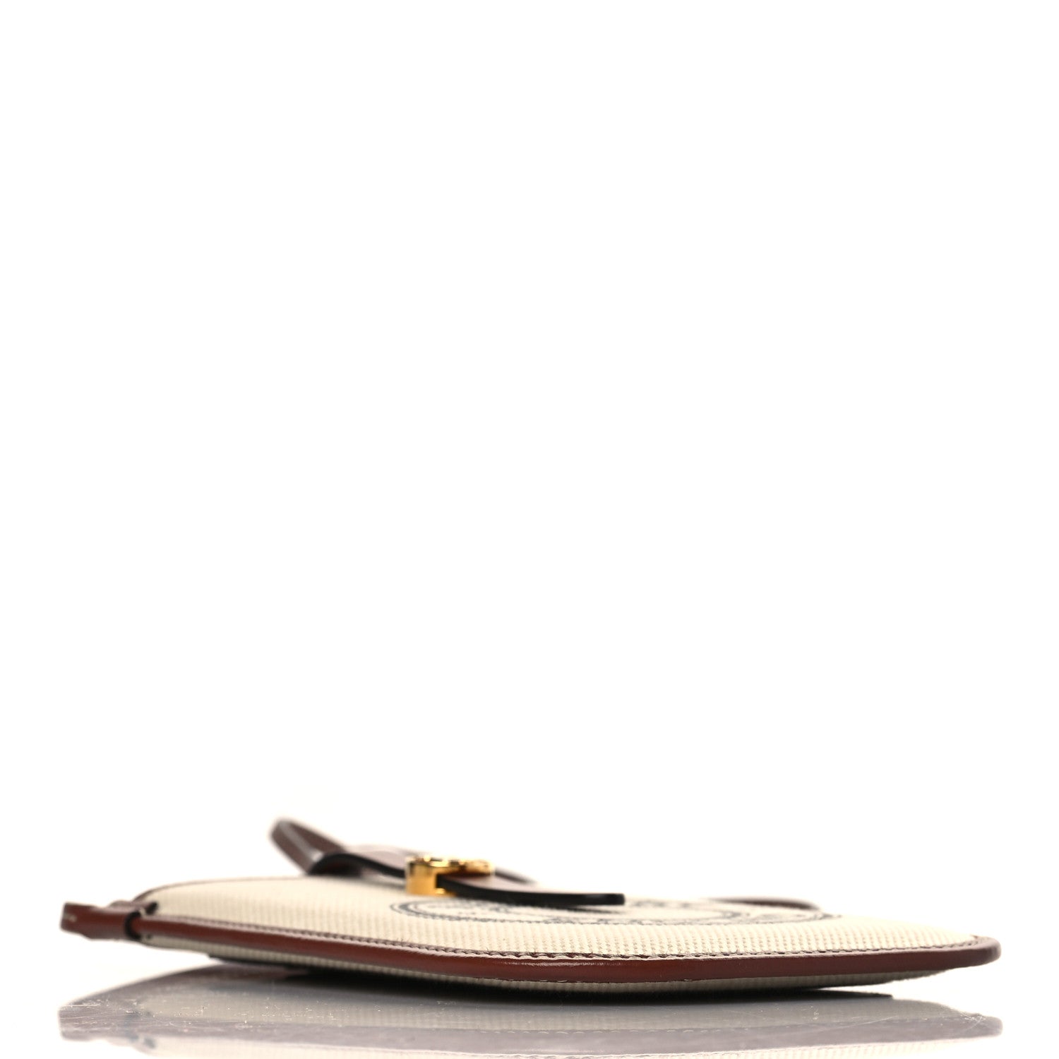 Burberry Canvas Callfskin Anne Phone Case With Strap White Tan 4 of 6