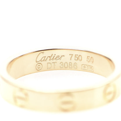 Cartier 18K Yellow Gold 3.5mm LOVE Wedding Band Ring 50 5.25 4 of 5