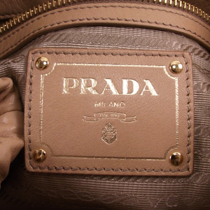 Prada Napa Antique Beige Leather Bag 8 of 11